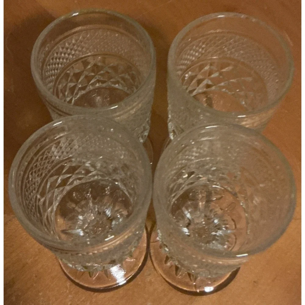 Anchor Hocking Wexford Water Goblet Glasses 5.25